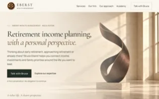 Homepage of Eberst Wealth Management, captured 2026-09-20